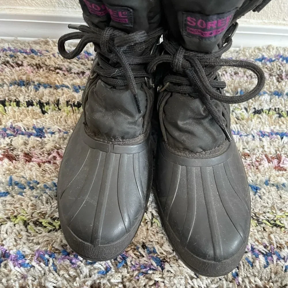 ‎Sorel all black snow boots